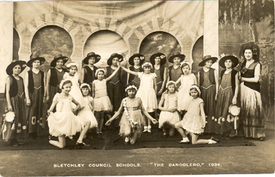 Girls cast of Bandolero 1934