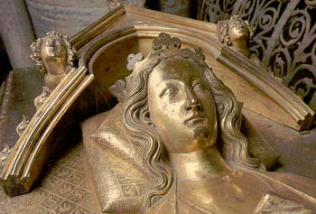 Eleanor's tomb in Westminster Abbey
