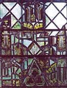 Image of medieval stained glass window