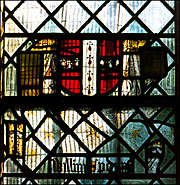 Image of Sponne's coat of arms in East window