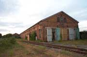 The former Royal Train Shed, now a listed building