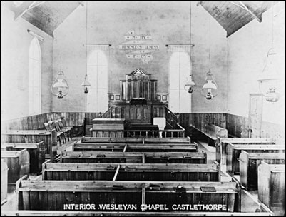 Interior of Wesleyan Chapel Castlethorpe