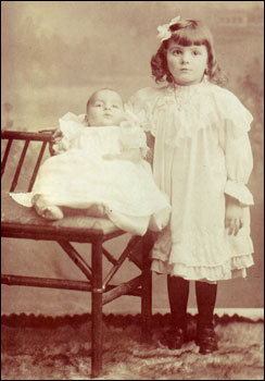 Text: Lily & Baby [Herbert] from Charlie & Bertha to Mabel