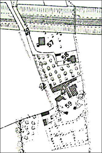 Plan of Prospect House and nursery 1881