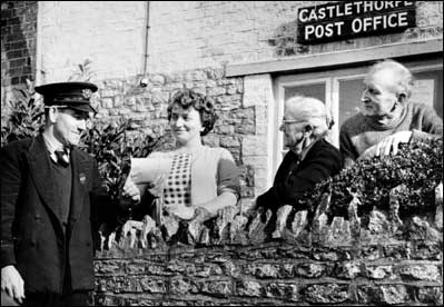 Postman, Nancy Sawbridge, Elizabeth Gobbey, Joe Gobbey