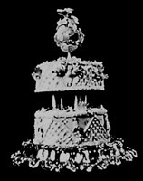 Ben & Nancy's wedding cake