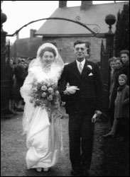 Nancy with her father Harry Sherwood