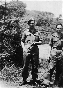 George while waiting on an island off the coast of Japan before the fall of Japan