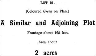 Castlethorpe Estate Sale September 1920 - Lot 21