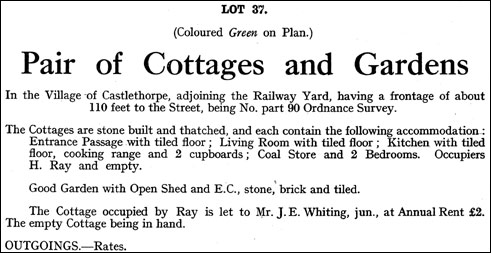 Castlethorpe Estate Sale September 1920 - Lot 37