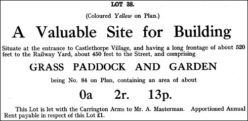 Castlethorpe Estate Sale September 1920 - Lot 38