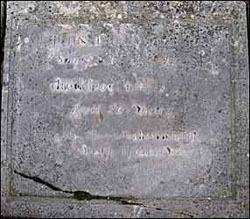 John Drayson Junr. gravestone