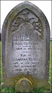 Robert & Susannah Nichols gravestone