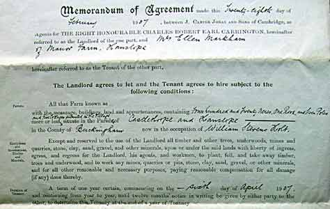 Agreement document