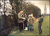 Baloo takes Gold Arrow to do a Hedge Survey