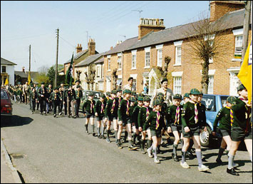 St. George's Day Parade in Hanslope