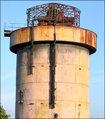 Water tower top detail