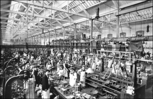 Wolverton Works - Brass Finishing Shop - early 1900s