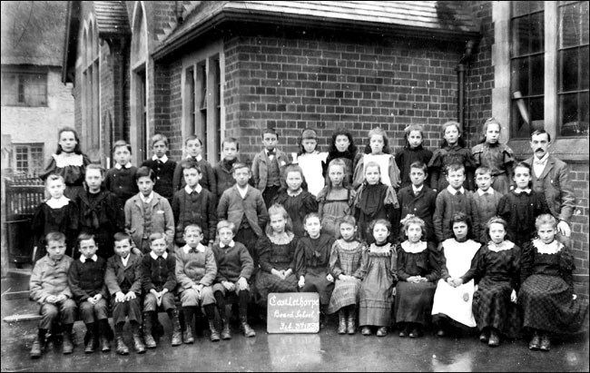 Pupils of Castlethorpe School 1898