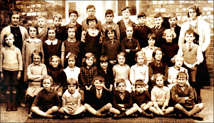 Castlethorpe School photograph c.1936