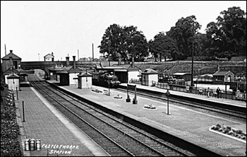 View of Castlethorpe Station c1950