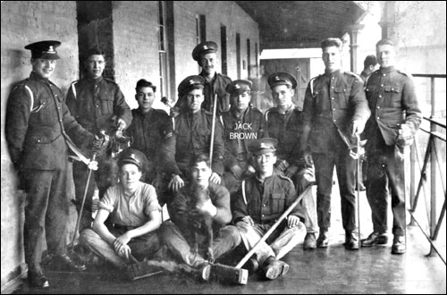 Jack Brown & fellow soldiers World War I