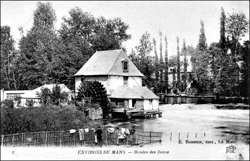 Environs du Mans - Moulin des Bains