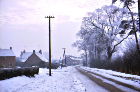 Station Road in January 1963