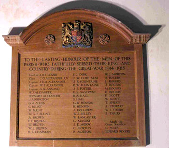 WAR MEMORIAL 1914-18