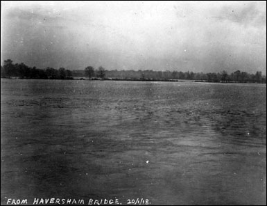 From Haversham Bridge 20th January 1918