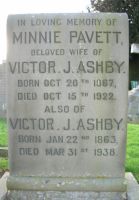 Ashby, Minnie Pavett; 1922.