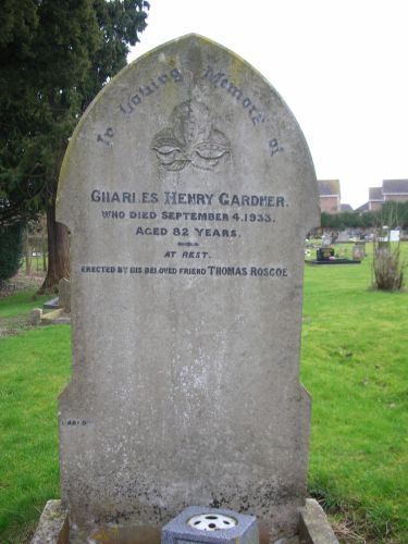 Gardener(?)Gardner, Charles Henry; 1933.