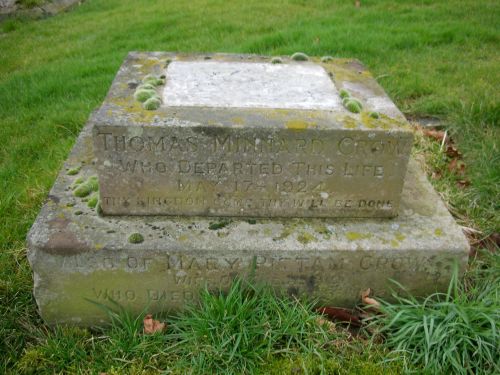 Crow, Thomas Minnards; 1924.