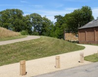 The spiral path to the top of Bury Mount