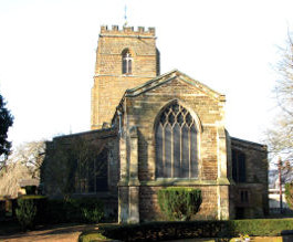 Exterior of the East Window.