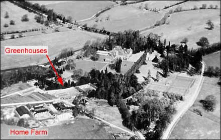 aerial view of Thornton College c.1950