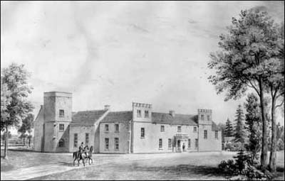 How the house is thought to have looked in the 1750's