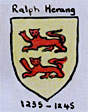 Coat of arms - RALPH de HARENG