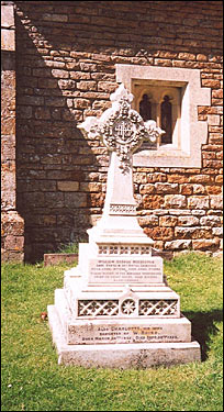 Bay Middleton's grave in Haselbech churchyard
