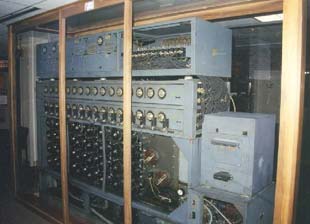 A US Navy Bombe machine, Photo courtesy of Jerry Proc