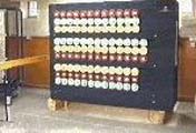 Part of the Bombe reconstructed for the film 'Enigma'