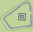 Plan of the temple mausoleum