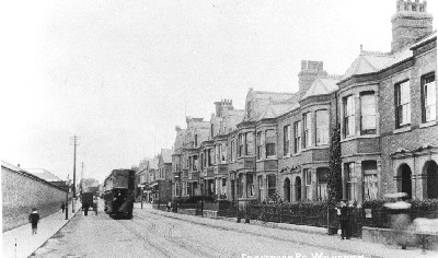 The passing place along Stratford Road, Wolverton