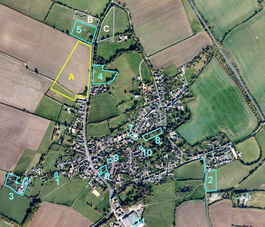Planning applications map