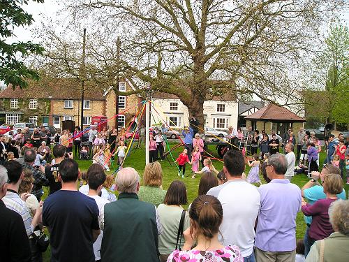 Dancing around the Maypole - 5 May 2008 Dancing around the Maypole - 5 May 2008