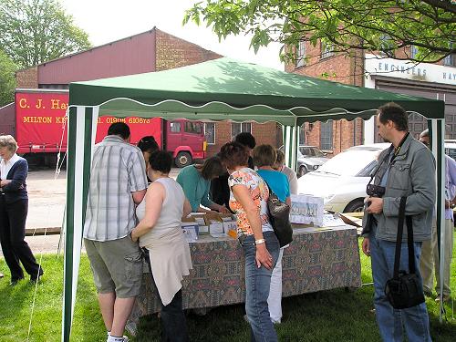 Sherington Historical Society stall - 5 May 2008 Sherington Historical Society stall - 5 May 2008