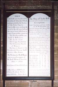 Image of 1989 benefactor board