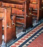 Image of pew ends