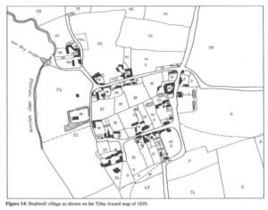 tithe map of Bradwell