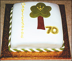 W.I. 70th anniversary cake